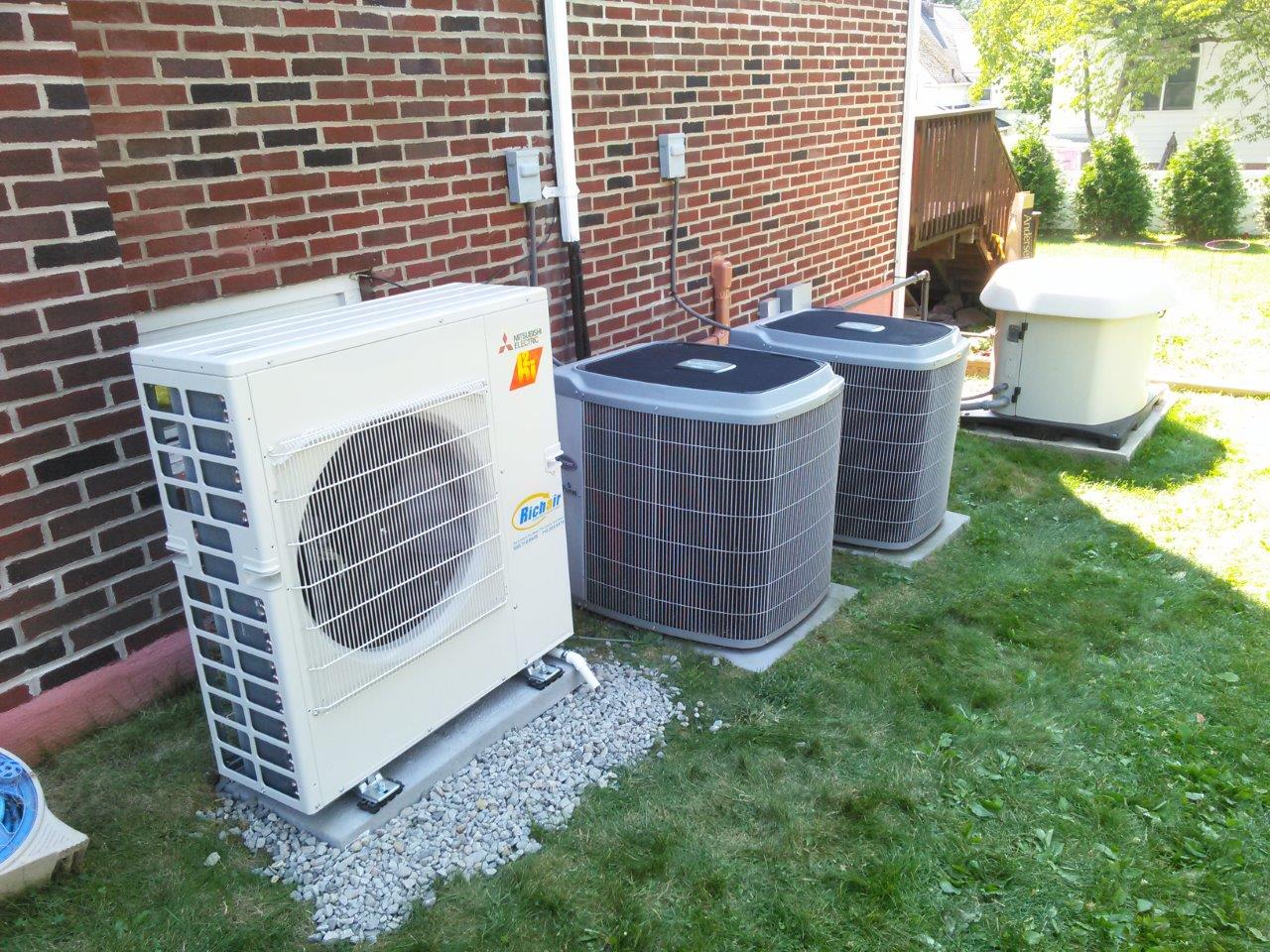 H2i hyper heat heat pump outdoor unit in Teaneck, NJ